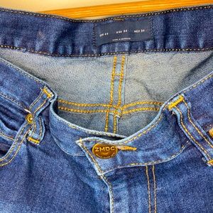 ZARA jeans, dark blue, no tears, waist 34